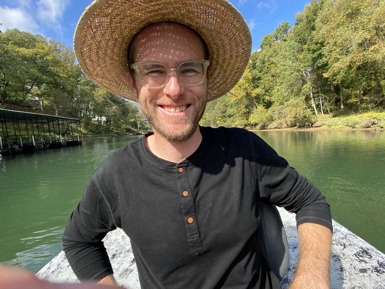 Robert Cheek along the river in Helena