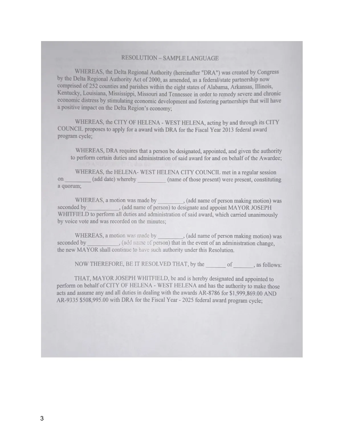 Meeting Packet — page 3