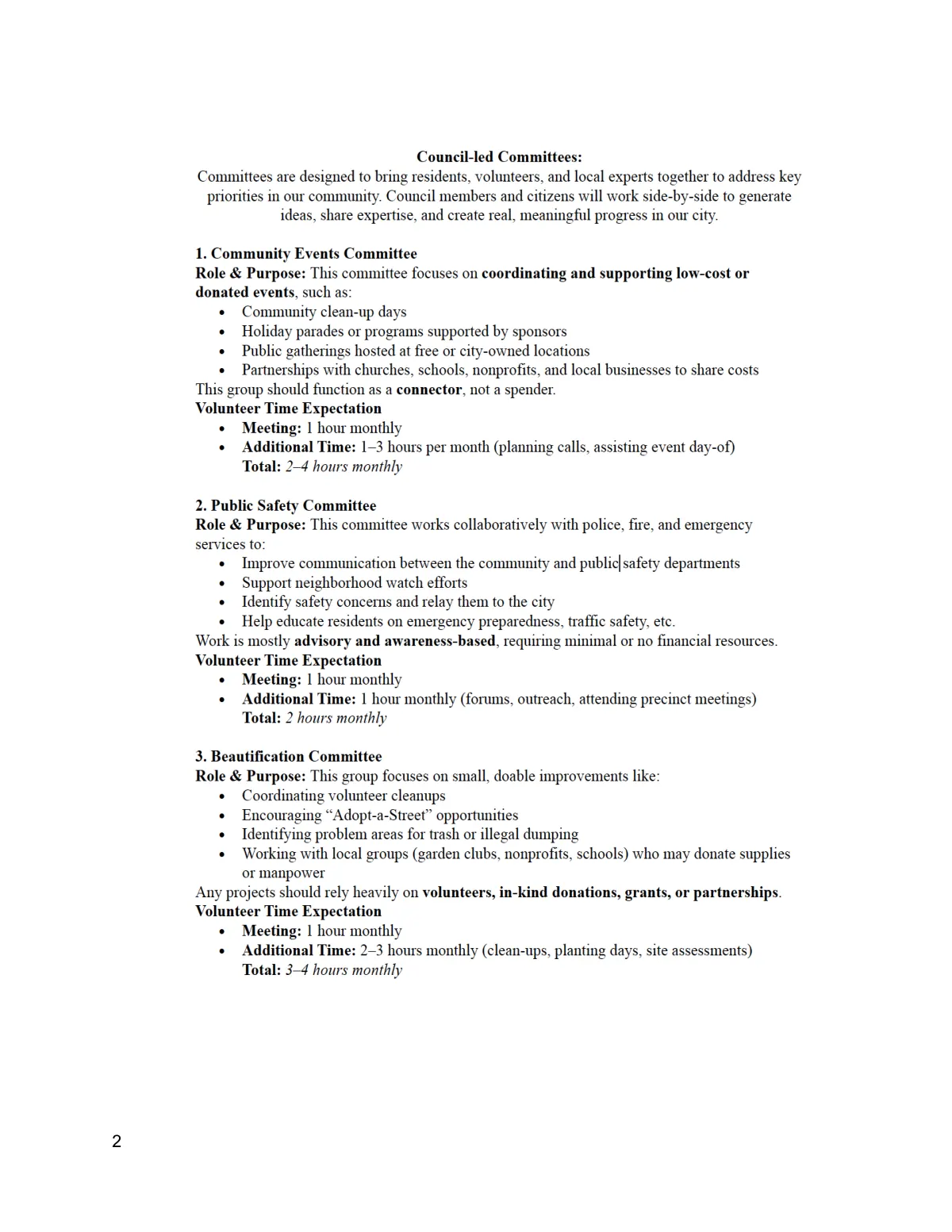 Meeting Packet — page 2