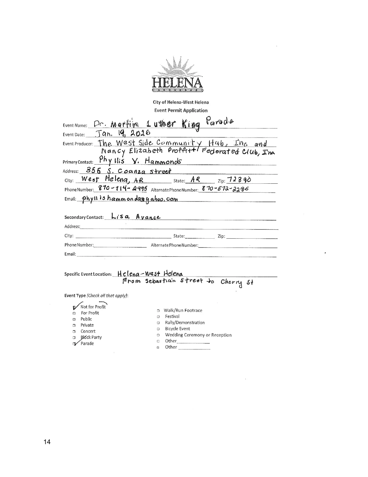 Meeting Packet — page 14
