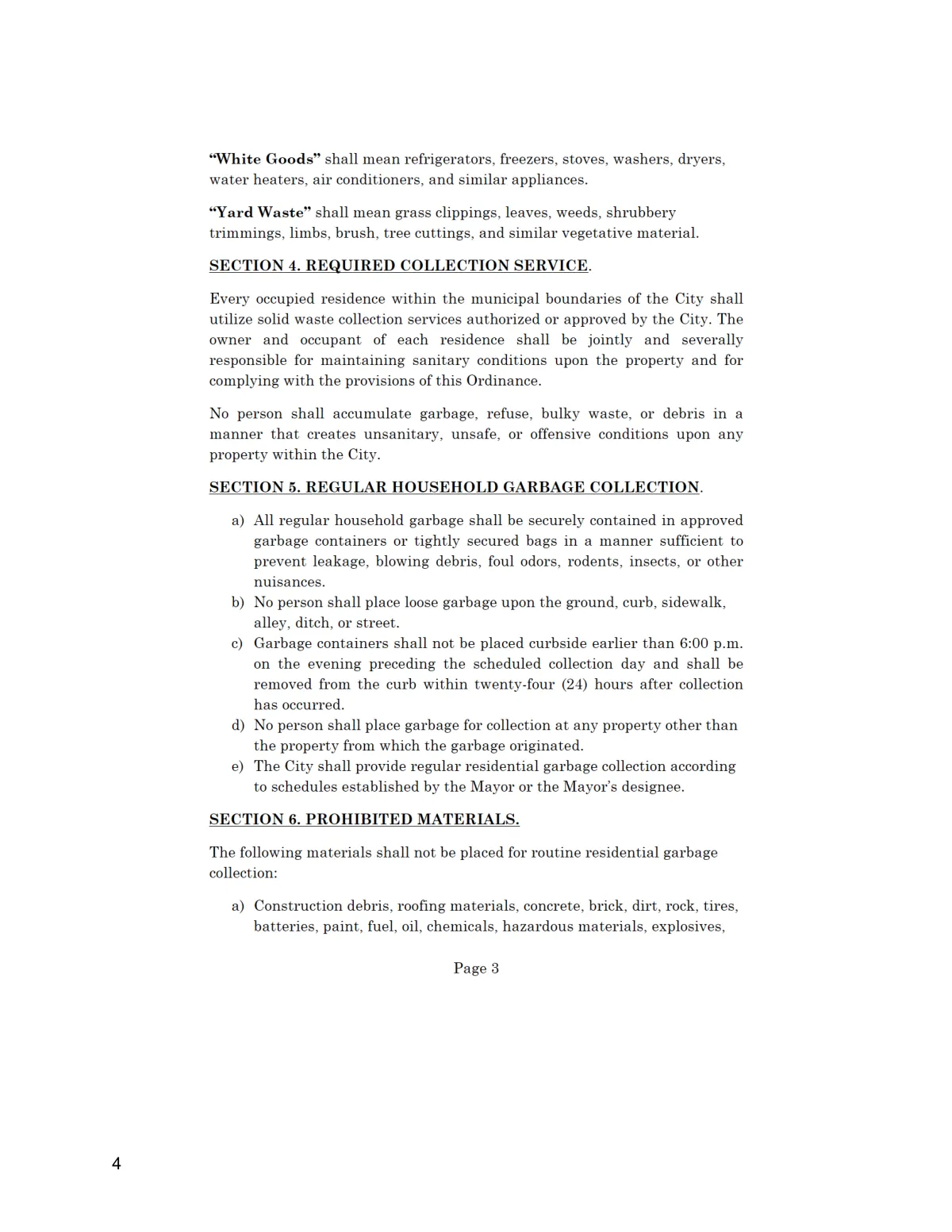 Waste-Disposal Ordinance — page 3