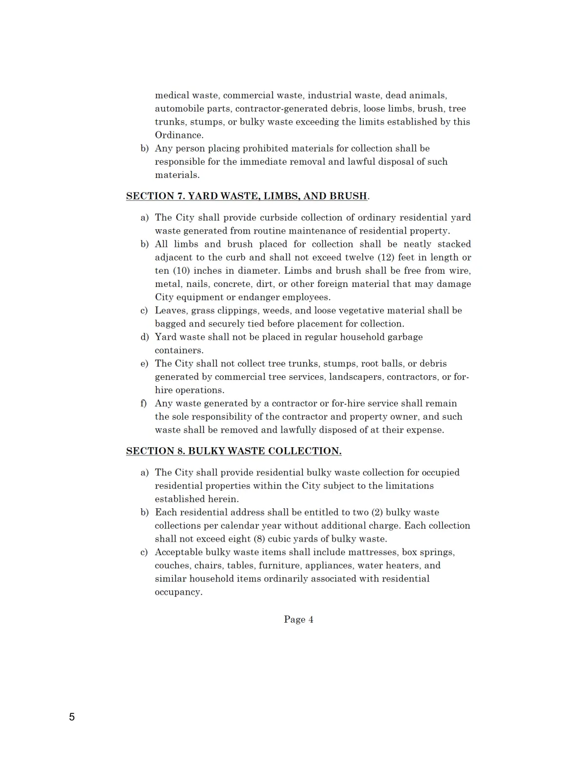 Waste-Disposal Ordinance — page 4