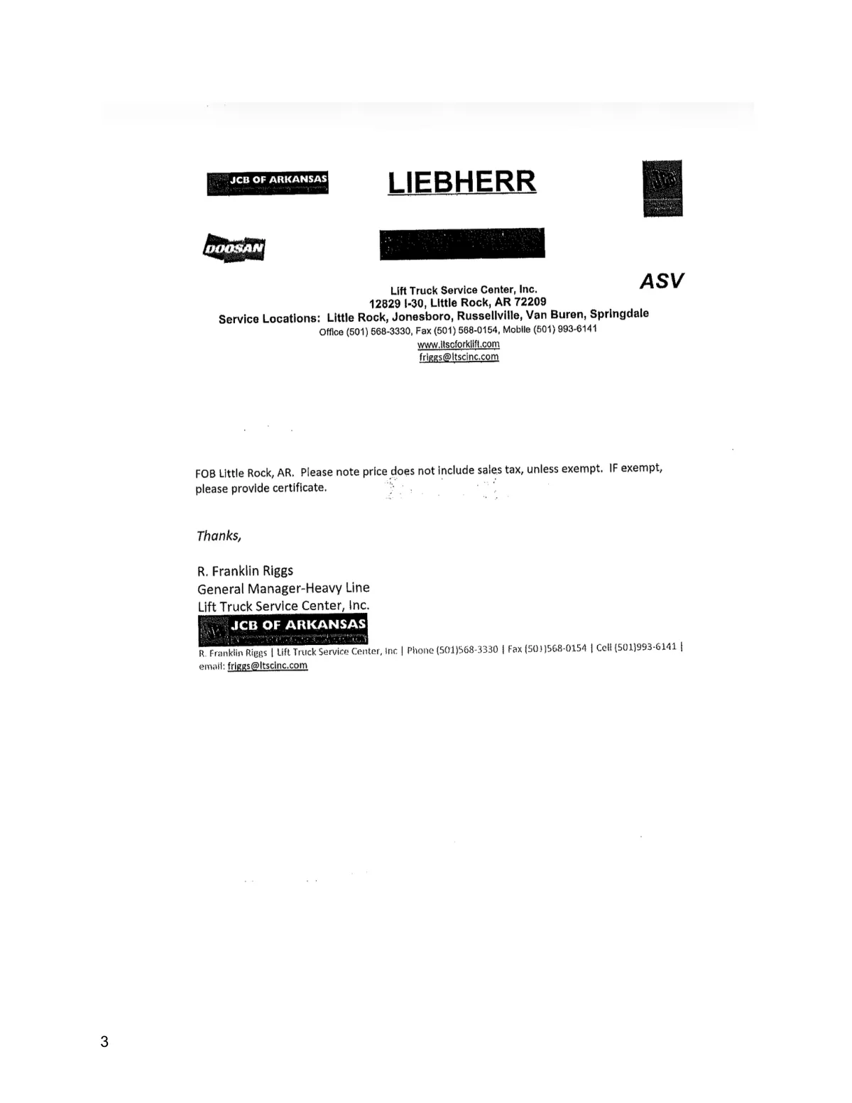 Bulldozer Quote — page 2
