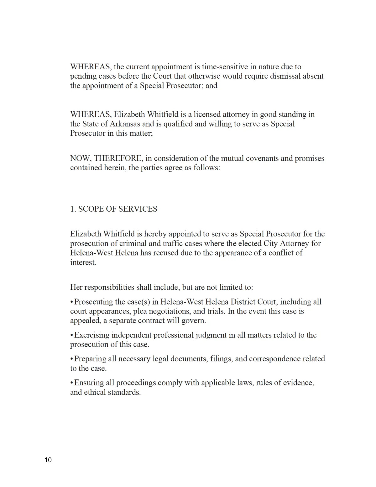 Special-Prosecutor Contract — page 9