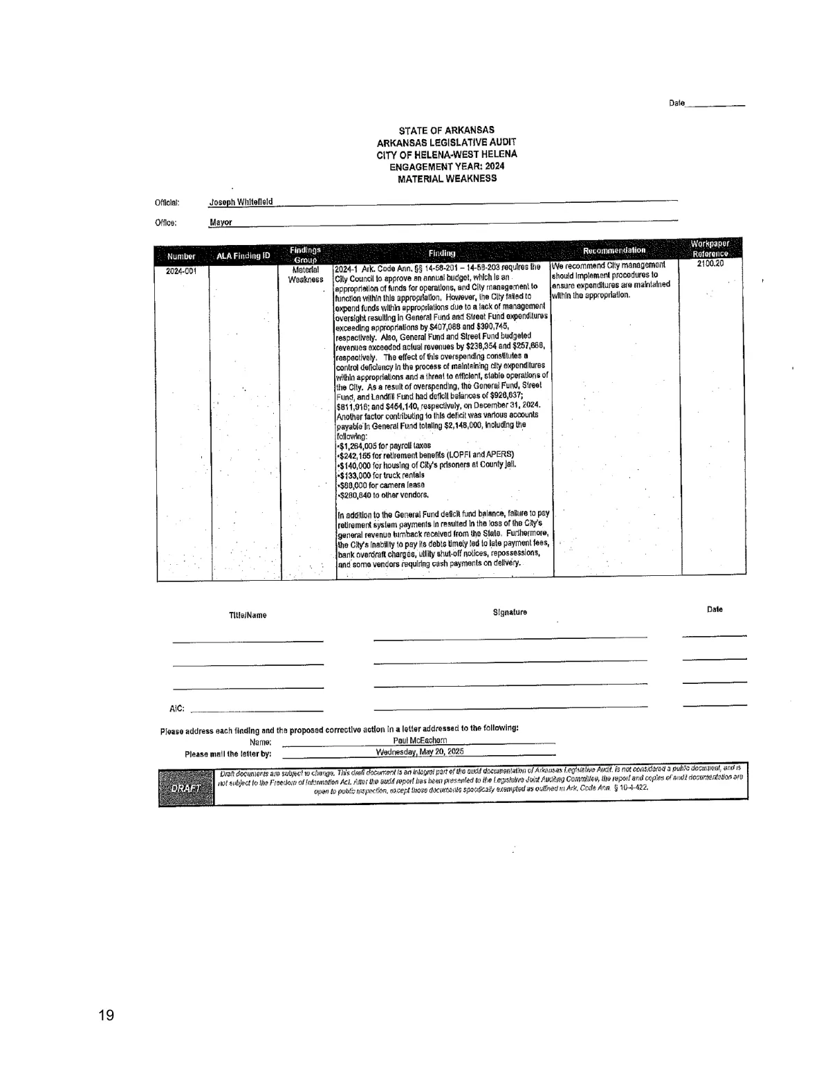 2024 Audit Findings — page 18
