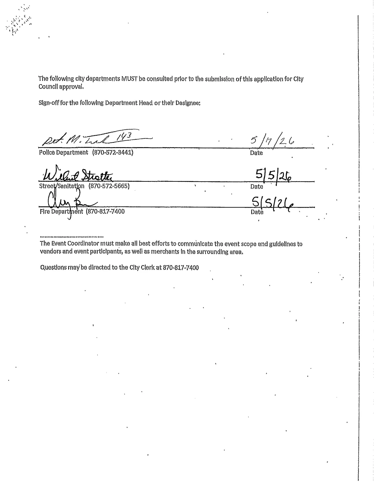 Walnut Street Event Permit — page 4