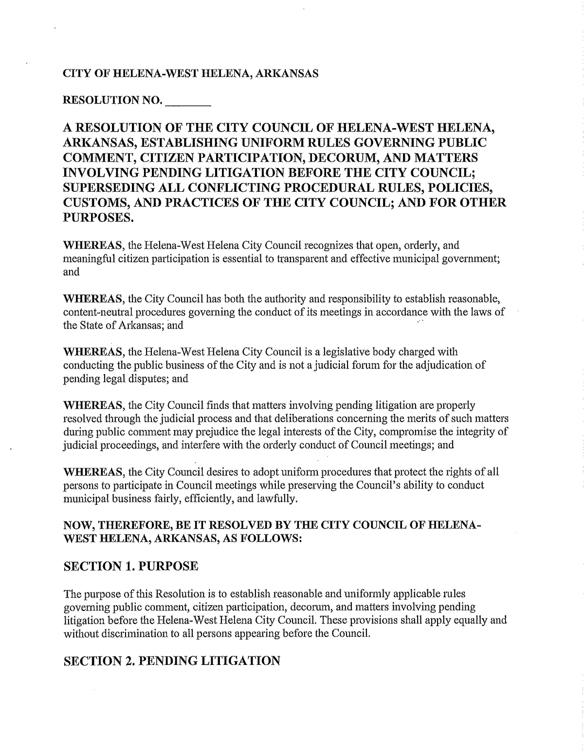 Uniform Rules Resolution — page 22