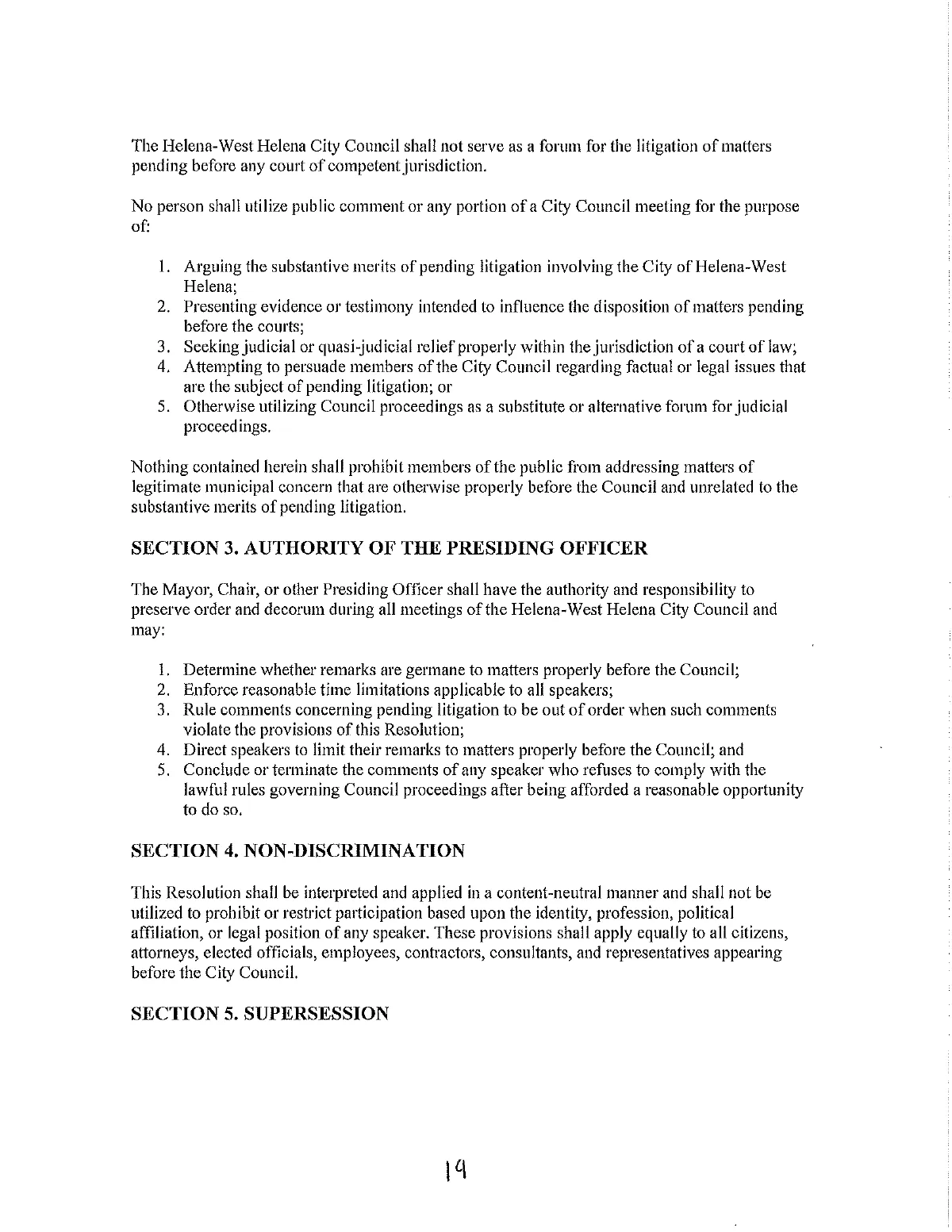 Uniform Rules Resolution — page 19