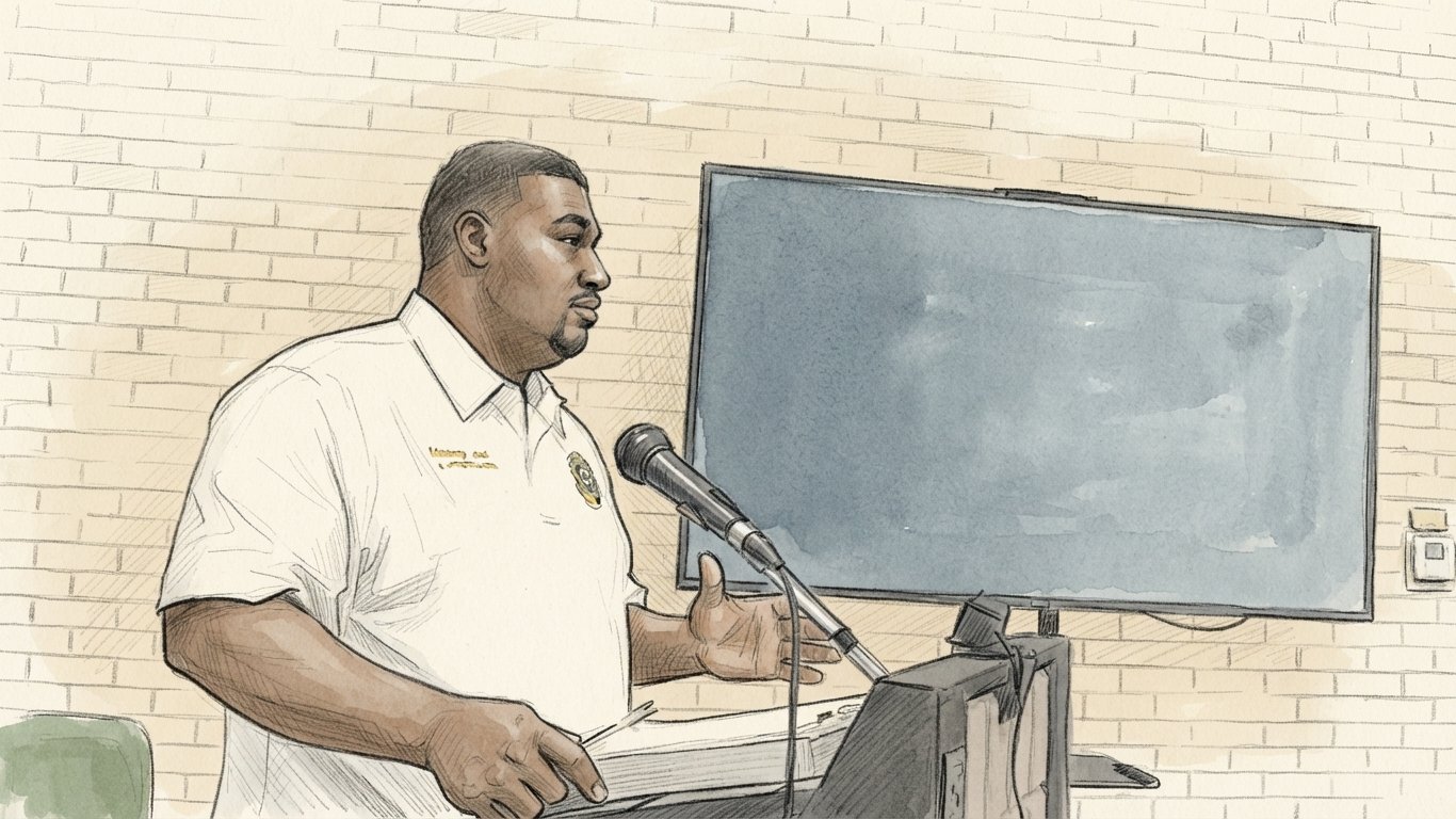 Sketch: the fire department's report to the council on the month's structure fires