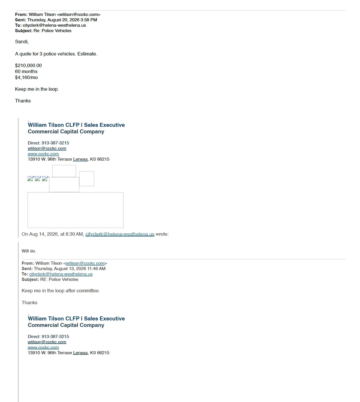 3-Vehicle Quote — page 1