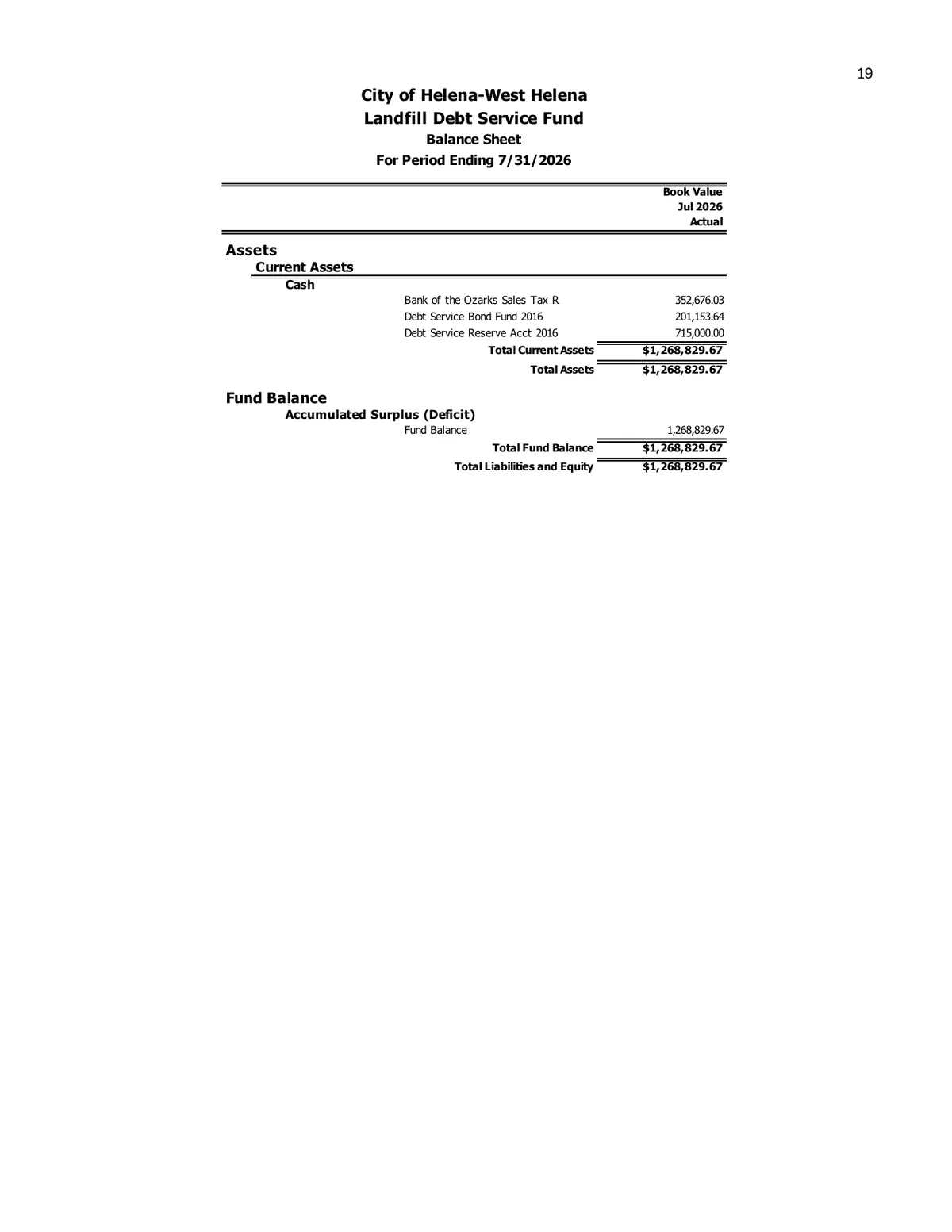 July 2026 Treasurer's Report — page 22
