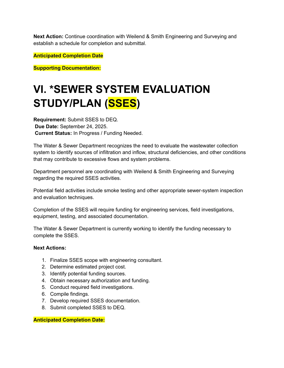 DEQ Quarterly Report (Draft) — page 6