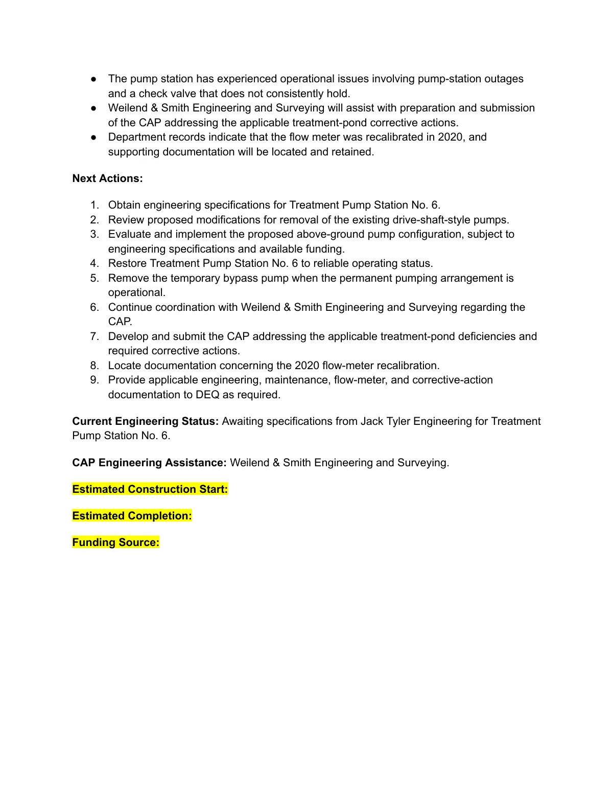 DEQ Quarterly Report (Draft) — page 13