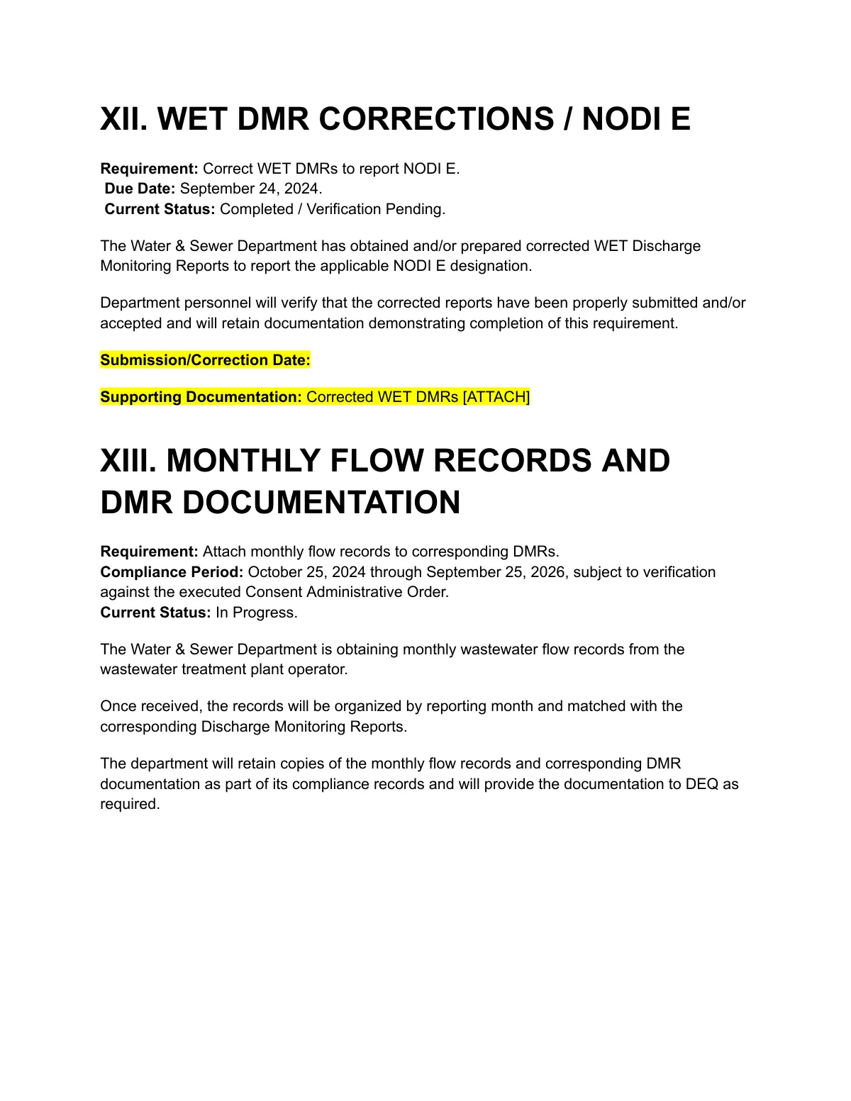DEQ Quarterly Report (Draft) — page 14