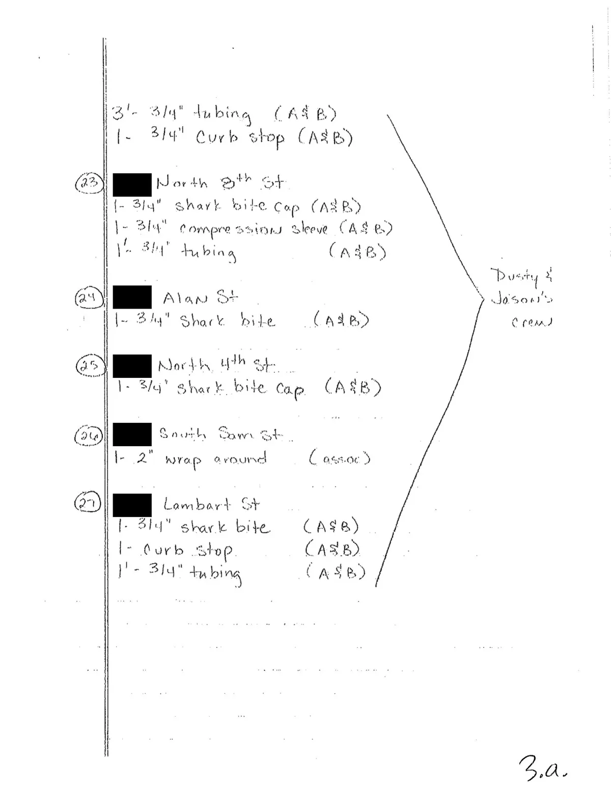 A&B Repair Notes (27 repairs) — page 4