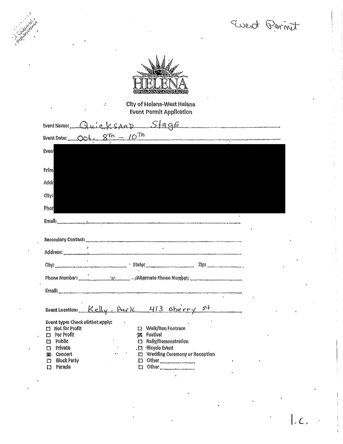 Event Permit Applications (3) — page 7