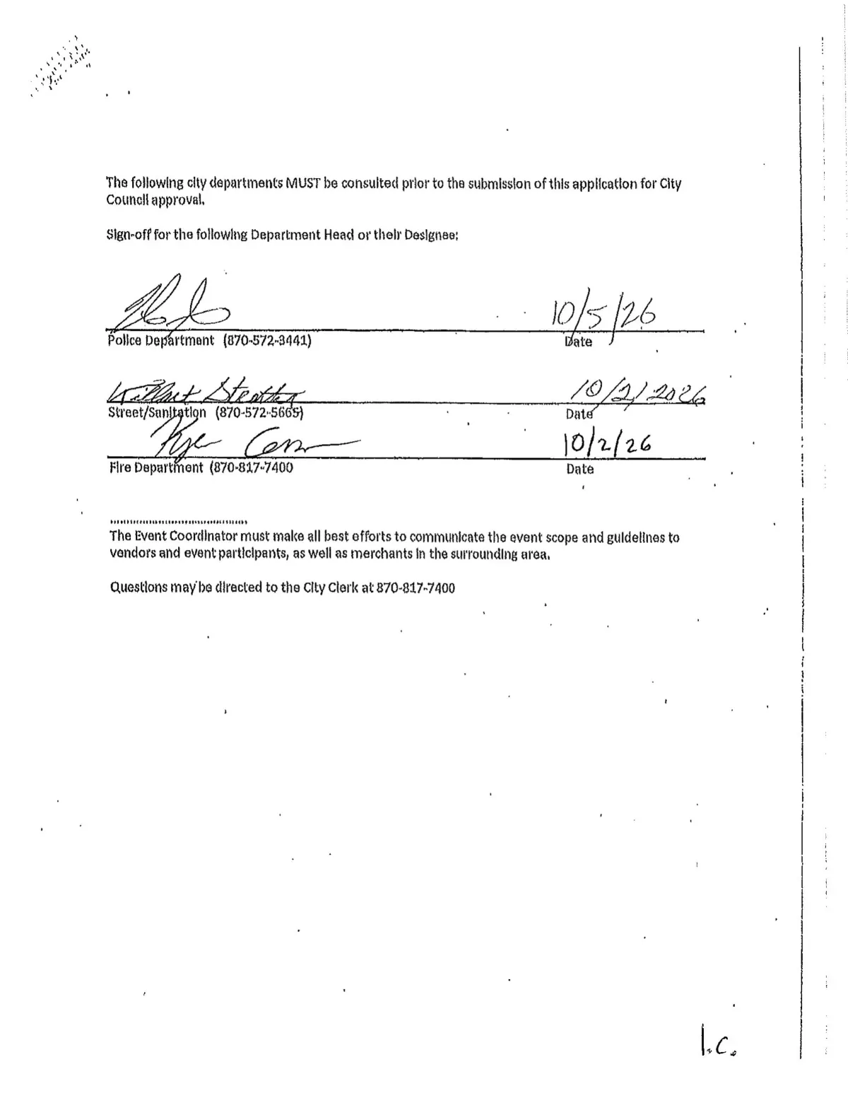 Event Permit Applications (3) — page 9