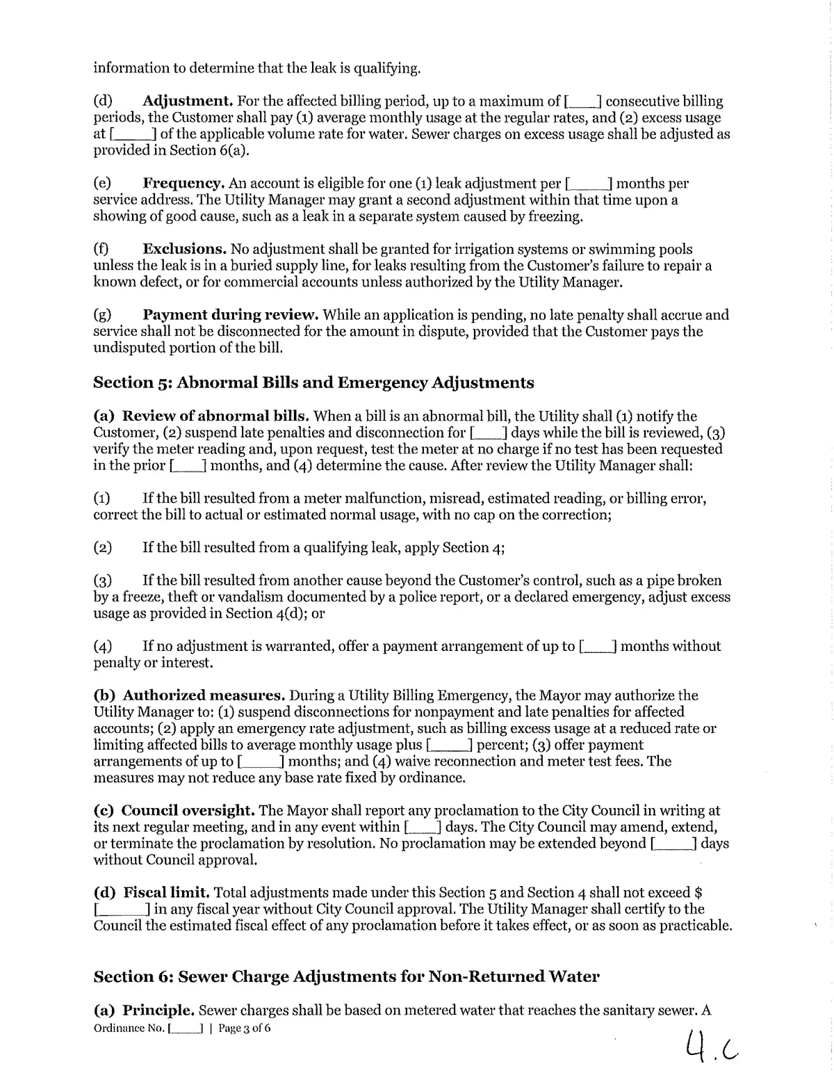 Mayor's Draft Ordinance — page 2